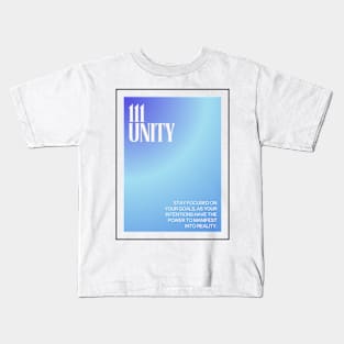 Angel Number 111: Unity Manifest Kids T-Shirt